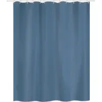 MSV Douchegordijn Navy Donkerblauw 180cm