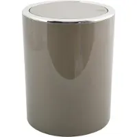 MSV Pedaalemmer 6L - KAMAKA - Prullenbak Badkamer - ABS - Taupe