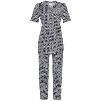 Ringella Katoenen pyjama nachtblauw | Maat 40