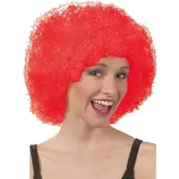 Rubies Rubie's Pruik Met Krullen Unisex Rood