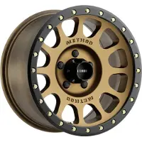 Method Wheels Method MR305 NV 17x8.5 0mm Offset 5x150 116.5mm CB Method Bronze/Black Street Loc Wheel