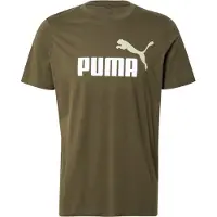 Puma Functioneel shirt 'Ess No.1' kaki / zwart / wit