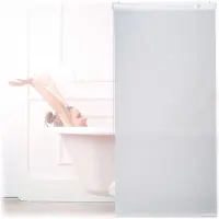 Relaxdays Douche rolgordijn (80 x 4,5 x 240 cm)