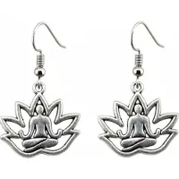 Charme Bijoux zilver Lotus oorbellen