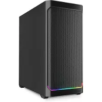 Sharkoon 4044951041657 Gehäuse AK4 RGB ATX 1xMetall schwa