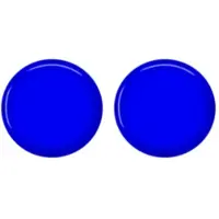 Charme Bijoux Clip oorbellen -blauw- 1.5 cm- geen gaatje-