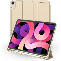 Phreeze Hoesje geschikt voor iPad 2022 10e Generatie 10.9 inch Hoes Smart Folio Cover met Pencil Opbergvak