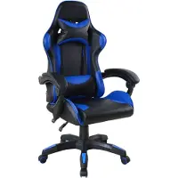 VDD Gaming - Gamestoel - Game Stoel - Gamingstoel - Gamestoel Zwart- Gamestoel Blauw - Bureaustoel - Bureau Stoel - Verstelbaar - Ergonomisch - Max 120 kg