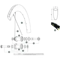 Mavic Cosmic Pro Carbon Sl C Disc Linker Spaken 12 Eenheden