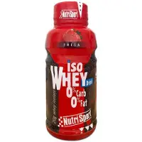 Nutrisport Wei-eiwitisolaat Aardbei 330ml 12 Eenheden