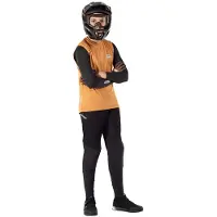Leatt Gravity 1.0 Jr mountainbike-set, oranje, voor jongens, maat 150 cm
