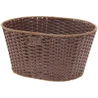 BRN Vintage Eco Leather Oval Mand