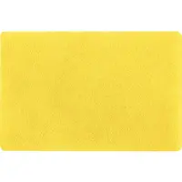Spirella badkamer vloer kleedje/badmat tapijt - Supersoft - hoogpolig luxe uitvoering - geel - 50 x 80 cm - Microfiber - Anti slip - Sneldrogend