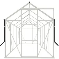 Royal well Tuinkas Kate III wit 3 mm veiligheidsglas