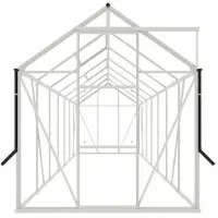 Royal well Tuinkas Kate V wit 3 mm veiligheidsglas