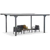 Garden Point Aluminium carport Lombardy 3x5