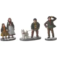 Luville Kerst kersthuisje village people set