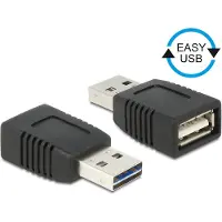 DeLOCK USB A naar USB A verloopstekker -