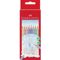 Faber-Castell Pastel Kleurpotloden Kleurenassortiment 10 Stuks