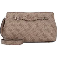 GUESS Schoudertas 'KATYA CROSSBODY TOP ZIP' lichtbeige / bruin