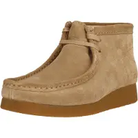 Clarks Shoes WALLABEEEVOBT Wijdte G Veterschoenen | Maat 4.5 Dames Beige
