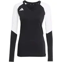 Adidas Tricot 'Quickset Long Sleeve Volleyball' zwart / wit