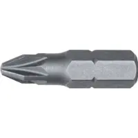 Fortis Pozidriv PZ 3 Bits 1/4" 25mm - Set van 10