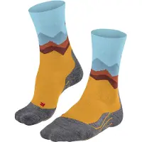 Falke TK2 anti-blaar dik wol functioneel materiaal wandelsokken dames geel - maat 41-42