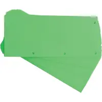 Oxford Duo Scheidingsstroken A4 Groen Karton Rechthoekig 160 g/m² 400014012 60 Stuks