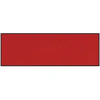 vidaXL Deurmat Rood en Zwart 60 x 180 cm 100% Polyamide