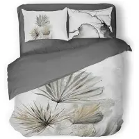 Eleganzzz Dekbedovertrek Micropercal Nature's Embrace - white 200x200/220cm