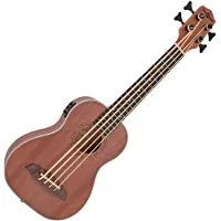 Gear4Music Deluxe Electro Ukulele Bass by Sapele
