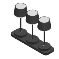 FISCHER&HONSEL GMBH Buitenlamp Gardo Outdoor Zwart