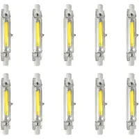 Avide LED Staaflamp R7s Helder - 2W 200lm 3000K - Warmwit - Vervangt 21W - 10 stuks