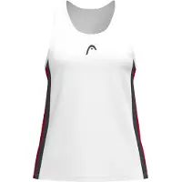 Head Racket Club 25 Sleeveless T-shirt Wit 164 cm Meisje