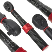 Tvardy Dynamometrische sleutel - 1/4" - 1-6 Nm - Dubbelzijdig - Staal - 195 mm