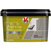 V33 Verf Vloer En Trap Renovatie Perfection Taupe Satijn 2l