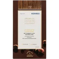 Korres Haarkleur en haarverzorging Arganolie - Kleuring en verzorging Argan Oil Permanent Hair Colorant 7.7 Moccha