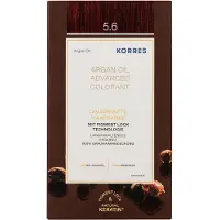 Korres Haarkleur en haarverzorging Arganolie - Kleuring en verzorging Argan Oil Permanent Hair Colorant 5,6 Lichtbruin Rood
