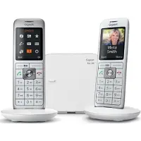 Gigaset CL660, analoge/DECT-telefoon, draadloze headset, luidsprekerfunctie, 400 nummers, nummerherkenning, grijs
