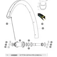 Mavic Ksyrium Pro Carbon Slc Disc Hr Voorvelg