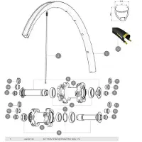 Mavic Ksyrium Pro Disc 17c Voorvelg