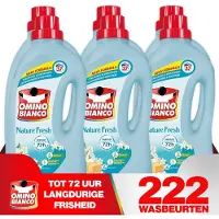 Omino Bianco Vloeibaar Wasmiddel Nature Fresh - 6 x 1.480 l (222 wasbeurten)