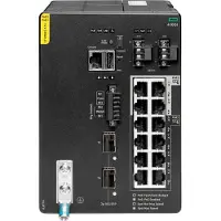 HP Aruba Networking CX 4100i 12p 1GbE 8p Class4 PoE and 4p Class6 PoE 2p SFP+ DIN Mount Switch Managed L2 Gigabit Ethernet (10/100/1000) Power over Ethernet (PoE) 4U Zwart