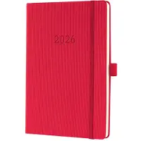 Sigel weekagenda 2026 Conceptum formaat A5 rood hardcover