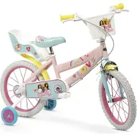Toimsa Kinderfiets 16 inch, Barbie, Toimsa, model 1465, roze