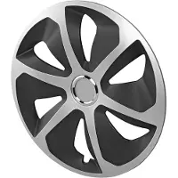 Proplus Wieldop Roco 14 inch – Voor de meeste stalen velgen – Met ventieluitsparing – Zilver/Zwart