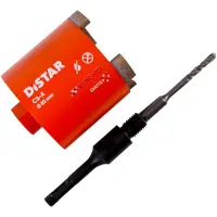 Distar Professioneel Dozenboor set 82 mm gewapend beton, bakstenen