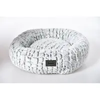 BUBIMEX - Luxe rond kussen – Ø50 cm - Stijlvol Krokodillenpatroon - Hondenkussen