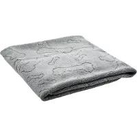 BUBIMEX - Microvezel Handdoek voor Huisdieren – Botpatroon - 50 x 60 cm